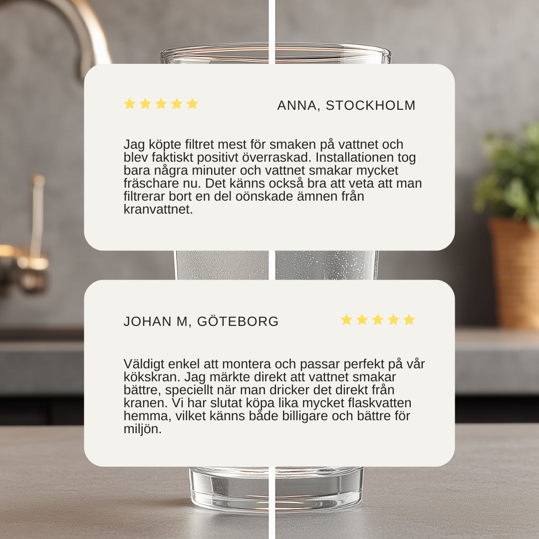 Kranfilter i Rostfritt Stål – Reducerar PFAS & Klor | 2 Kolfilter Ingår-thumbmail-7