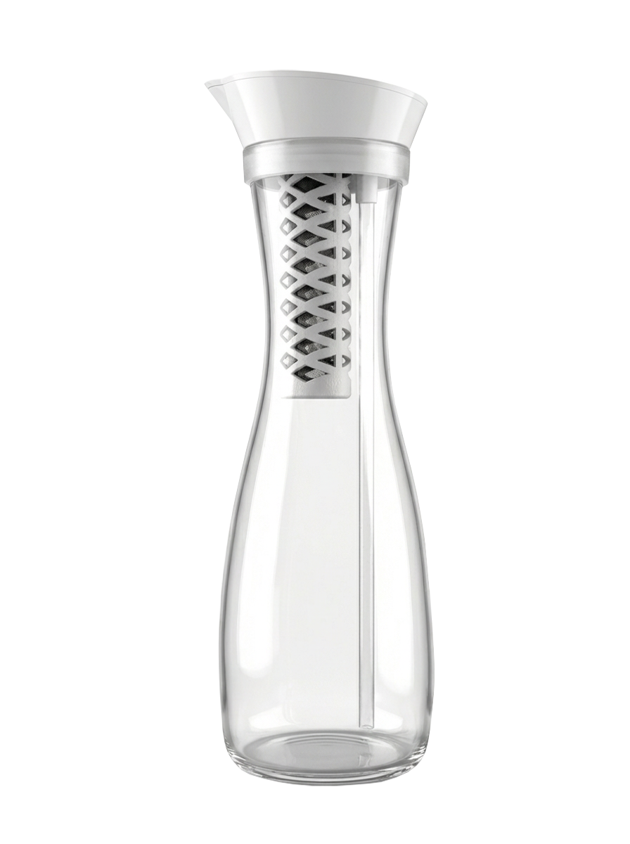 Vattenfilterkanna i glas 1,5 liter